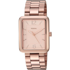 Correa de reloj Fossil ES4156 Acero inoxidable Rosado 18mm